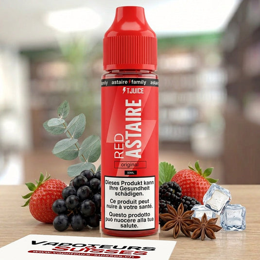E-liquide T-Juice Red Astaire 50 ml - Vapoteurs Suisses