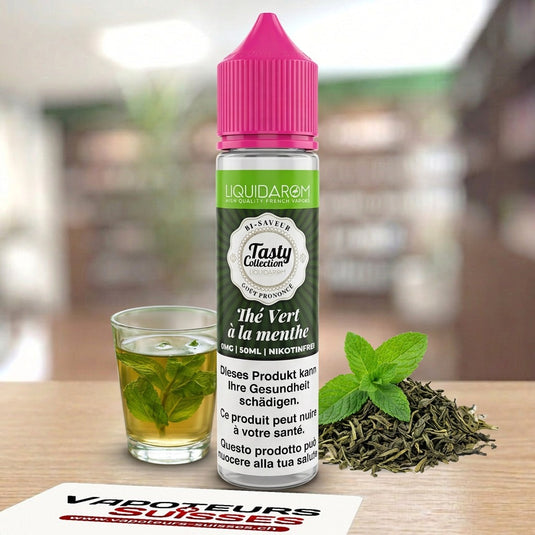 E-liquide Tasty Collection Thé vert à la menthe 50ml – Vapoteurs Suisses
