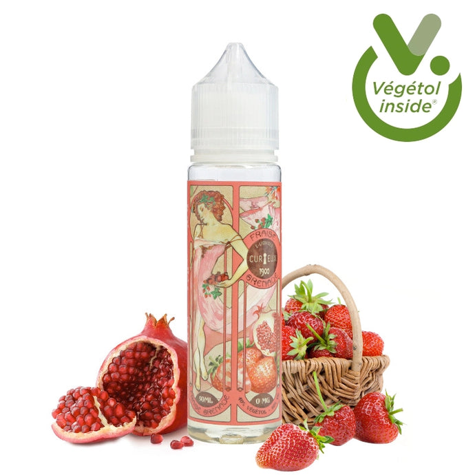 E-Liquid | Curieux/Végétol® „Erdbeer-Granatapfel“ 50 ml