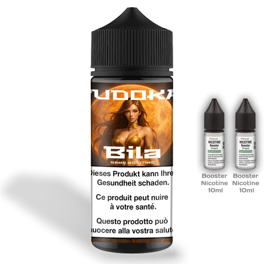 E-liquide Tudokai Bila 100 ml, étui - Vapoteurs Suisses