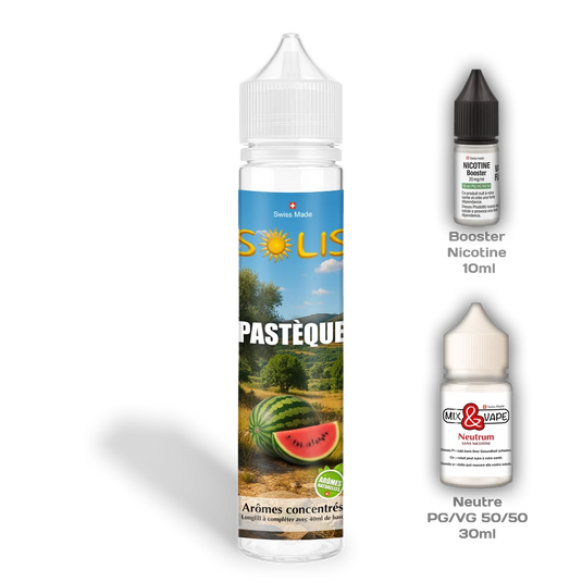 E-liquide Solis Pastèque - Vapoteurs Suisses