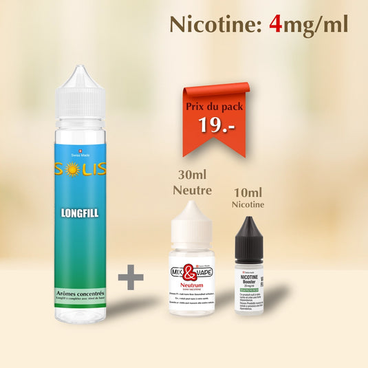 E-liquide | Solis "MANGUE" - Longfill 10ml