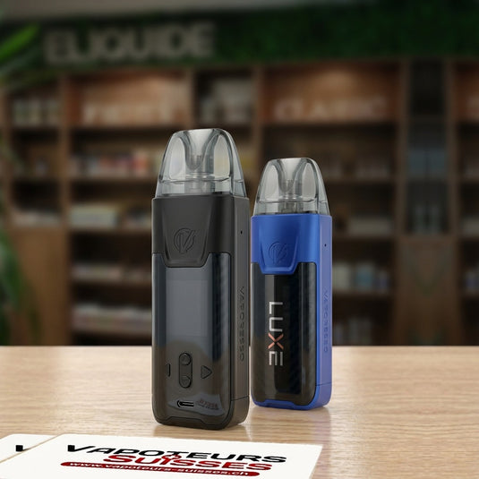 Kit Pod Luxe XR Max 2 Vaporesso Black et Blue en boutique - Vapoteurs Suisses