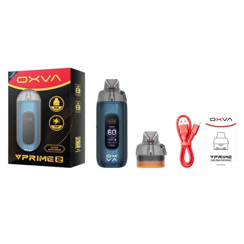 Laden Sie das Bild in Galerie -Viewer, Kit Pod OXVA VPrime 2 contenu du coffret - Vapoteurs Suisses

