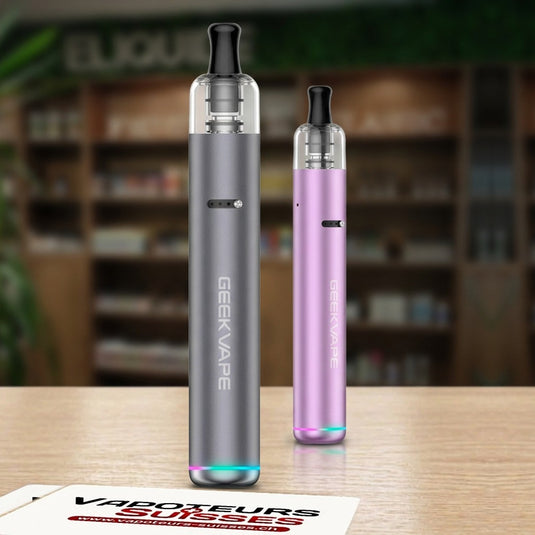 Kit Pod Wenax S3 EVO Geekvape Gunmetal et Purple en boutique - Vapoteurs Suisses